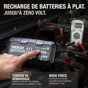 Chargeur de batterie NOCO GENIUS10 10A 6/12V Plomb/Lithium