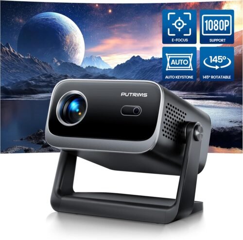 Mini vidéoprojecteur 25000 lm 1080p Wi‑Fi Bluetooth 4K