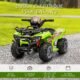 Quad électrique enfant HOMCOM 18-36 mois 6V 2 km/h Vert