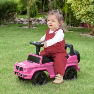Camion porteur HOMCOM pour enfants 12-36 mois rose