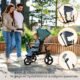 Tricycle bébé Lionelo évolutif 2 en 1, siège 360° Bleu jean